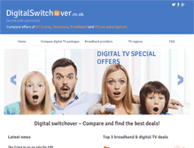 Tablet Screenshot of digitalswitchover.co.uk